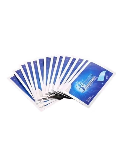 ORiTi 14 Piece 3D Teeth Cleaning And Whitening Strips Clear-0