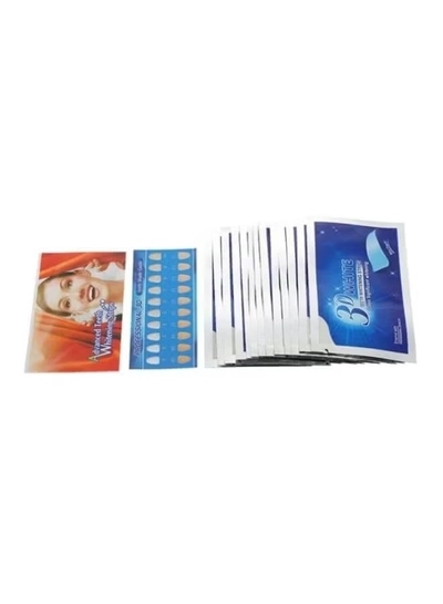 ORiTi 14 Piece 3D Teeth Cleaning And Whitening Strips Clear-1