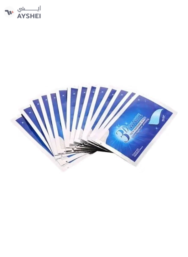 ORiTi 14 Piece 3D Teeth Cleaning And Whitening Strips Clear
