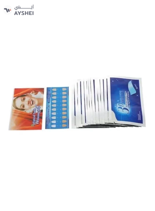 ORiTi 14 Piece 3D Teeth Cleaning And Whitening Strips Clear