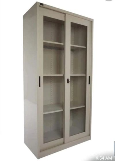 Steel Cupboard with sliding glass door, Heavy duty, 0.7mm-0