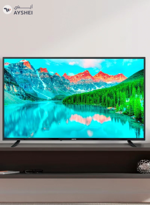 GEEPAS 50" Smart Ultra HD LED TV With 4K Resolution, Android 14 , Frameless Design, HQ Sound / Multiple HDMI & USB Ports, Progressive Scan, Full Color Optimizer / Smart Features with Netflix, YouTube, and More