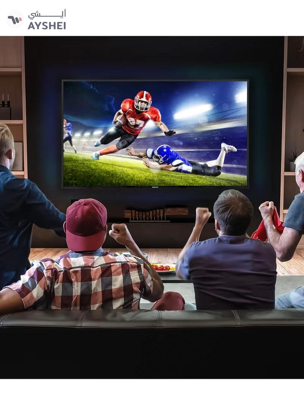 GEEPAS 50" Smart Ultra HD LED TV With 4K Resolution, Android 14 , Frameless Design, HQ Sound / Multiple HDMI & USB Ports, Progressive Scan, Full Color Optimizer / Smart Features with Netflix, YouTube, and More