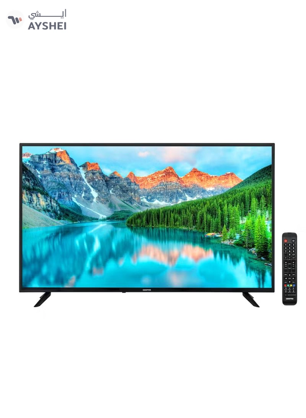 GEEPAS 50" Smart Ultra HD LED TV With 4K Resolution, Android 14 , Frameless Design, HQ Sound / Multiple HDMI & USB Ports, Progressive Scan, Full Color Optimizer / Smart Features with Netflix, YouTube, and More
