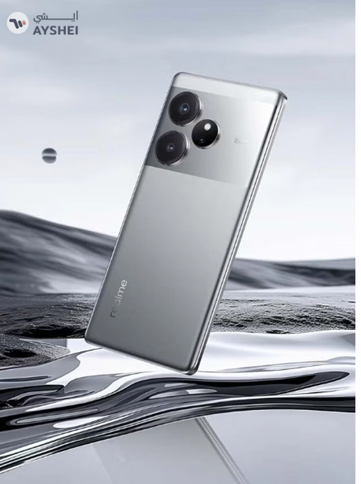 Realme GT6 Dual SIM Fluid Silver 12+12GB RAM 256GB 5G - Middle East Version-3-3