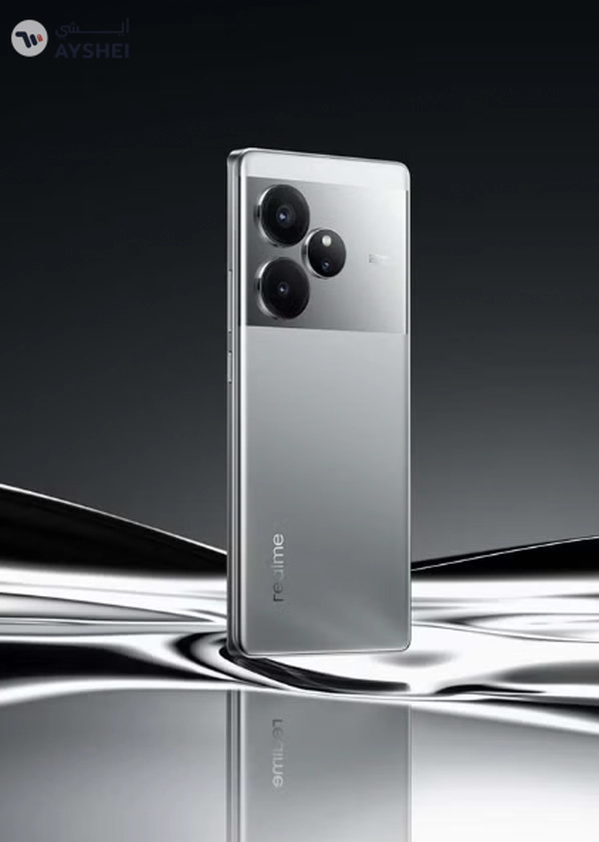 Realme GT6 Dual SIM Fluid Silver 12+12GB RAM 256GB 5G - Middle East Version-4-4