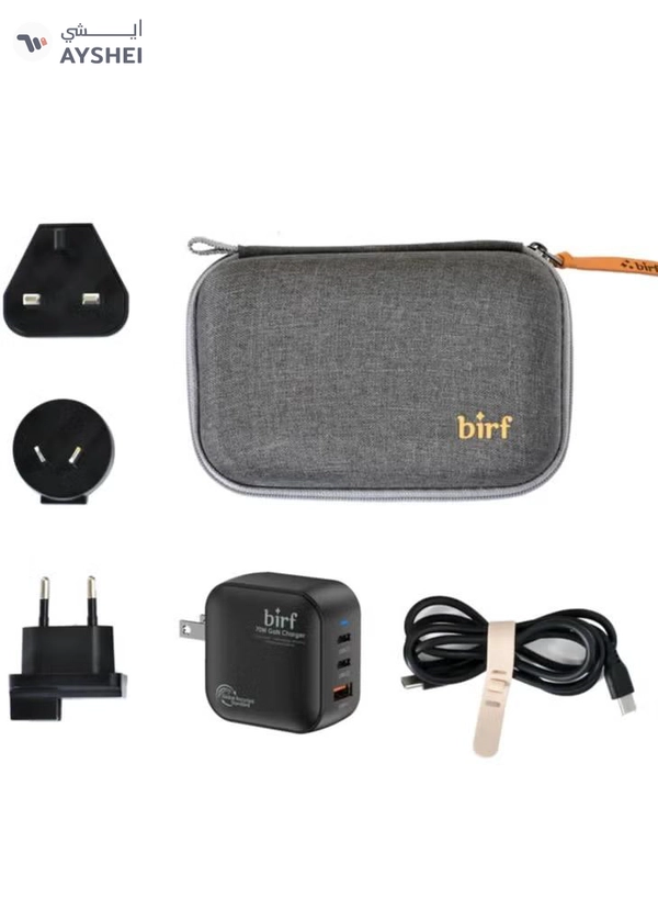 Generic Birf Eco Mini 70W GAN Ultra Compact Travel Charger