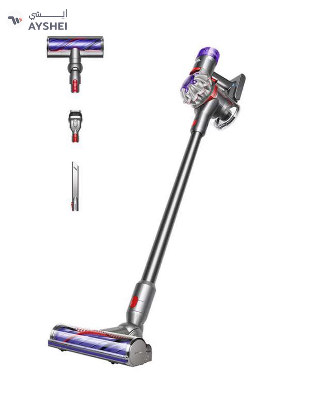 Dyson V8™ Cordless Vacuum 425 W V8 Silver/Nickel-1-1