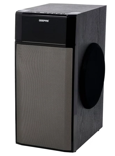GEEPAS 3.1 Ch Multimedia Speaker System, Remote Control, | Booming Bass | USB, Bluetooth, FM Radio And Multiple Device Inputs | LED Display | RGB Light | Equalizers GMS8522 Black-4