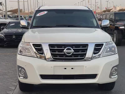 نيسان بترول 2018 ابيض تيتانيوم Nissan Patrol LE Titanium 2018, GCC Specs-0