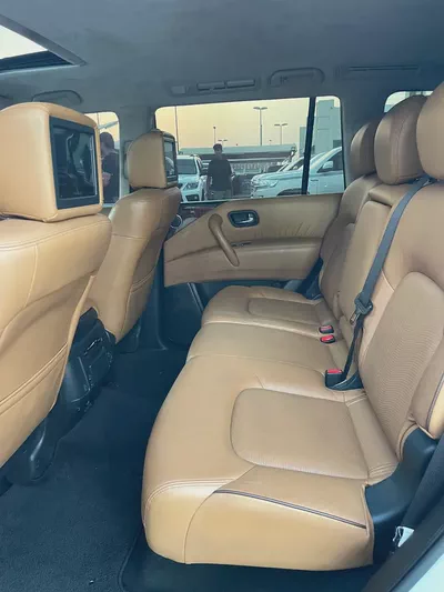 نيسان بترول 2018 ابيض تيتانيوم Nissan Patrol LE Titanium 2018, GCC Specs-12