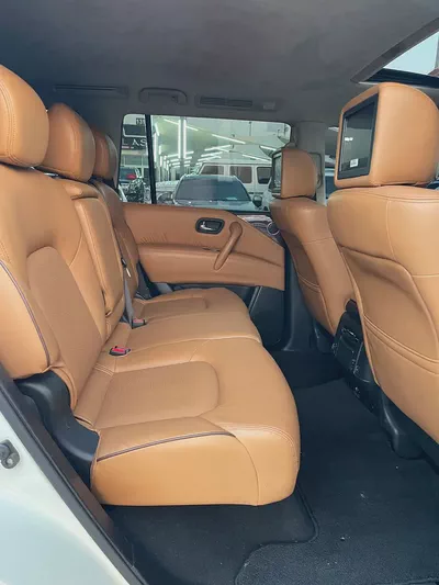 نيسان بترول 2018 ابيض تيتانيوم Nissan Patrol LE Titanium 2018, GCC Specs-14