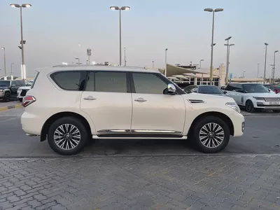 نيسان بترول 2018 ابيض تيتانيوم Nissan Patrol LE Titanium 2018, GCC Specs-6