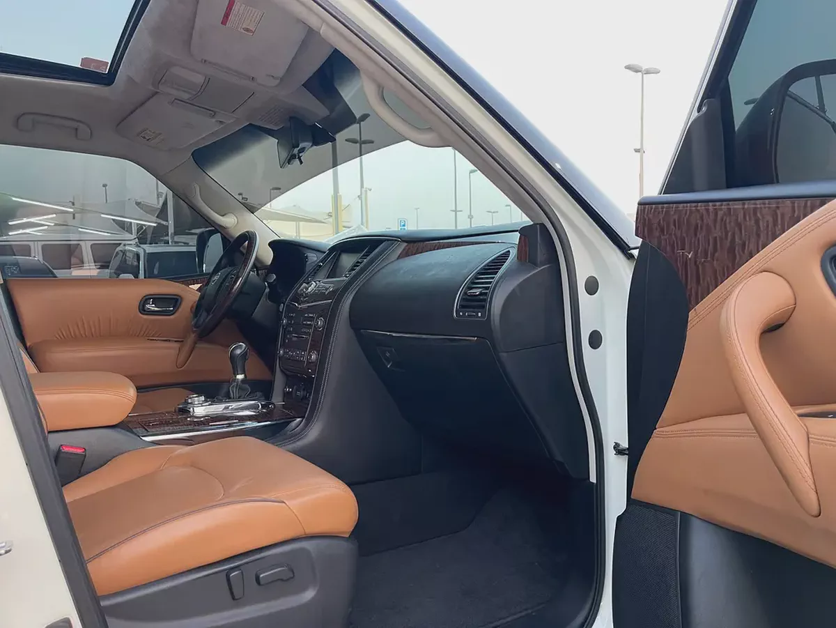 نيسان بترول 2018 ابيض تيتانيوم Nissan Patrol LE Titanium 2018, GCC Specs-15-15