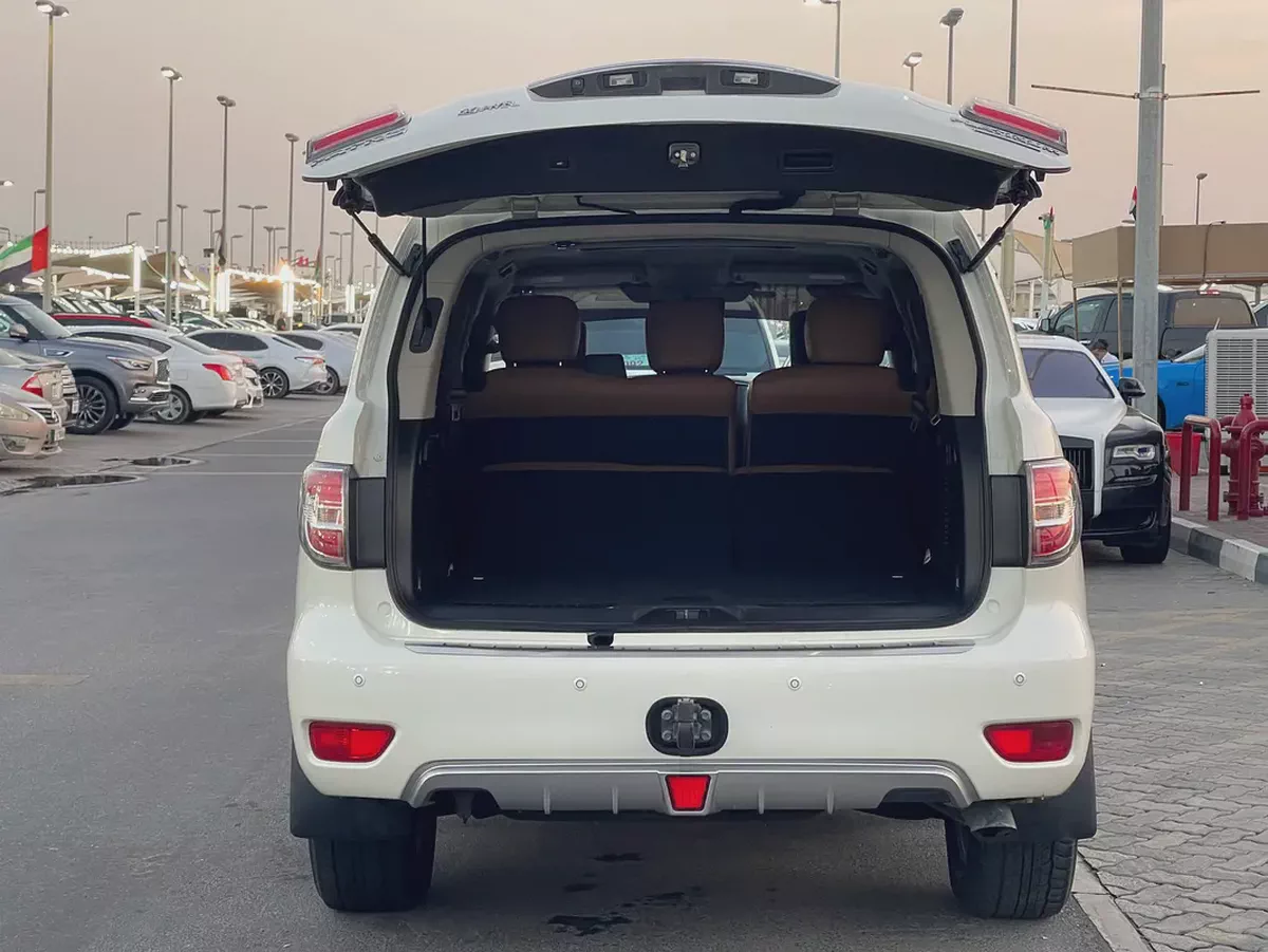 نيسان بترول 2018 ابيض تيتانيوم Nissan Patrol LE Titanium 2018, GCC Specs-18-18