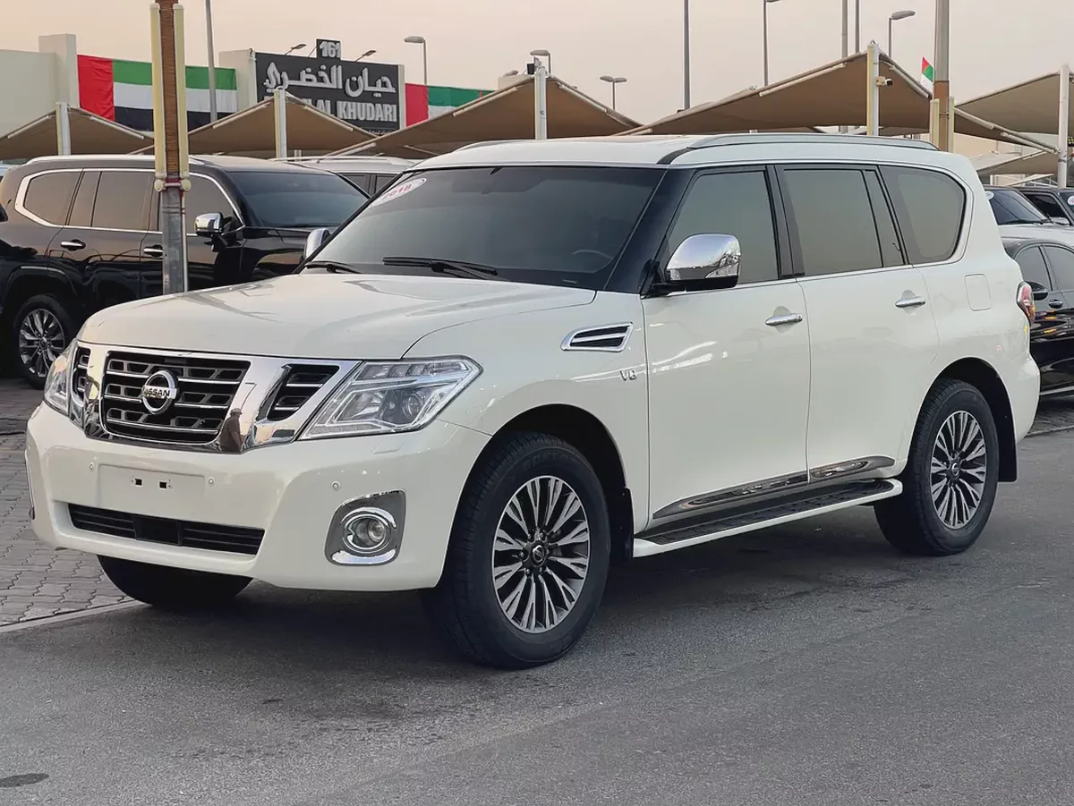 نيسان بترول 2018 ابيض تيتانيوم Nissan Patrol LE Titanium 2018, GCC Specs-1-1