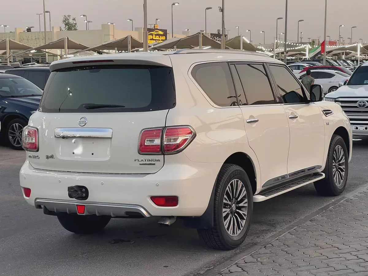 نيسان بترول 2018 ابيض تيتانيوم Nissan Patrol LE Titanium 2018, GCC Specs-5-5