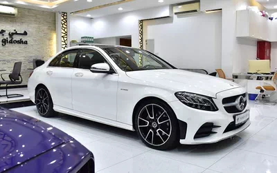 Mercedes Benz C200 ( 2019 Model ) in White Color GCC Specs-7