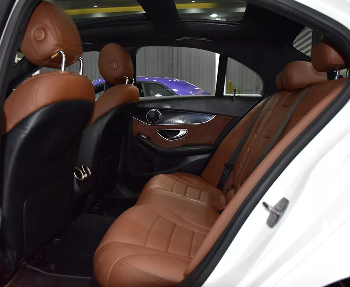 Mercedes Benz C200 ( 2019 Model ) in White Color GCC Specs-6-6