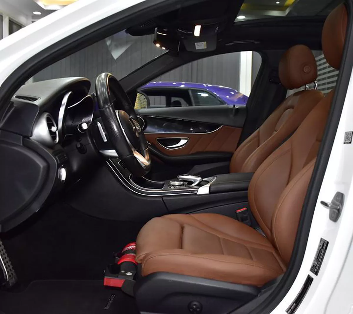 Mercedes Benz C200 ( 2019 Model ) in White Color GCC Specs-8-8