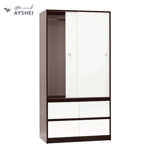 Sliding Door Wardrobe, 2 Door (120 cms), Custom Made