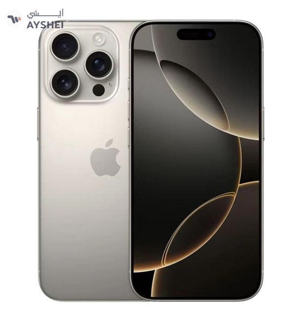 Apple Phone 16 Pro 128GB Natural Titanium 5G With FaceTime - Middle East Version