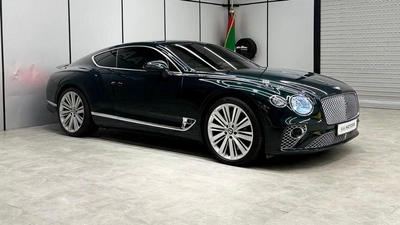 Bentley Continental GT W12 | GCC | Viridian Green | Accident free-3
