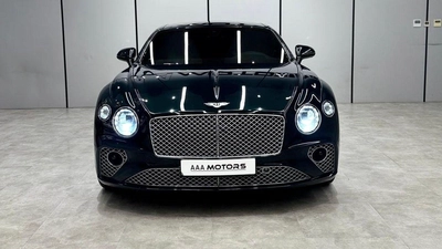 Bentley Continental GT W12 | GCC | Viridian Green | Accident free-5
