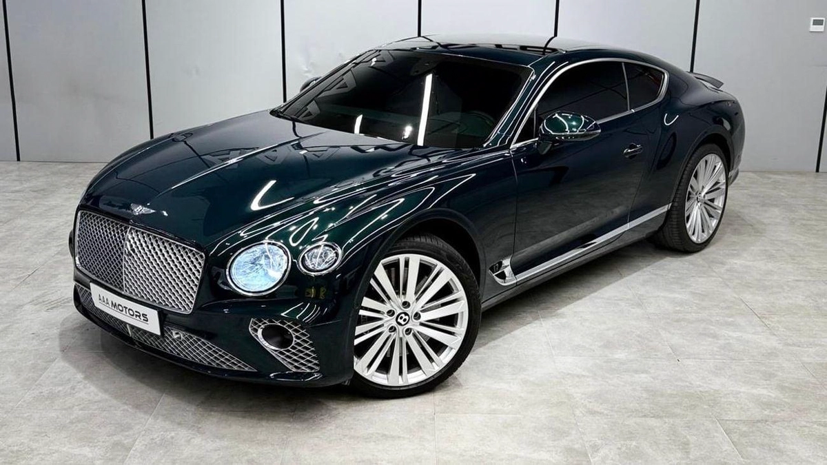 Bentley Continental GT W12 | GCC | Viridian Green | Accident free-2-2