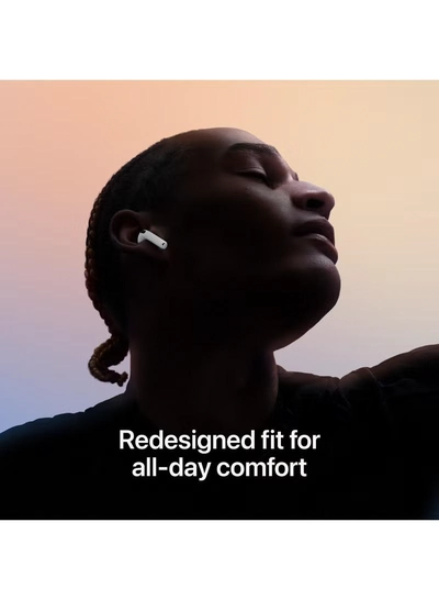 Apple AirPods 4 Wireless Earbuds, Bluetooth Headphones, Personalized Spatial Audio, Sweat and Water Resistant-5
