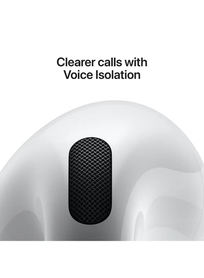 Apple AirPods 4 Wireless Earbuds, Bluetooth Headphones, Personalized Spatial Audio, Sweat and Water Resistant-2