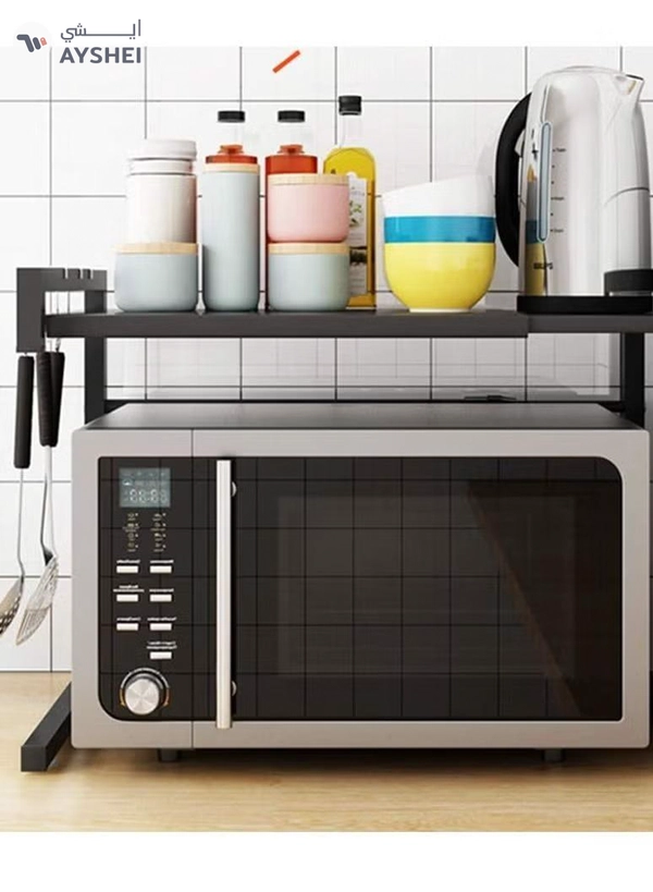 Eworld 2-Tier Expandable Over the Microwave Oven Rack Strong
