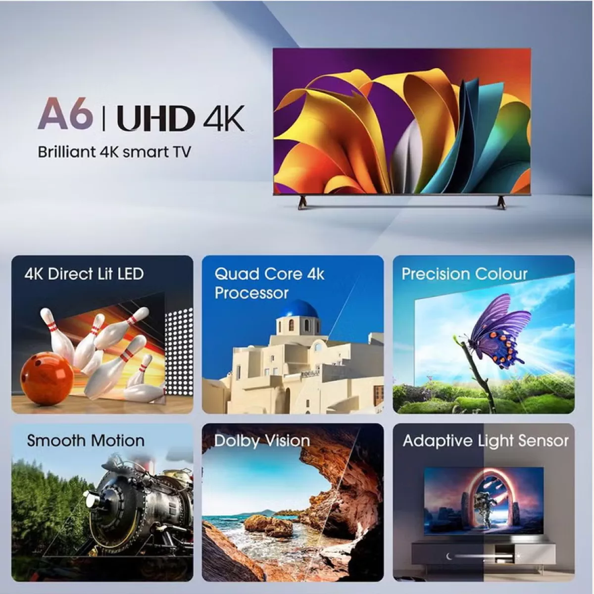 Hisense 50 Inch Full Smart TV 50A61N Black-6-6