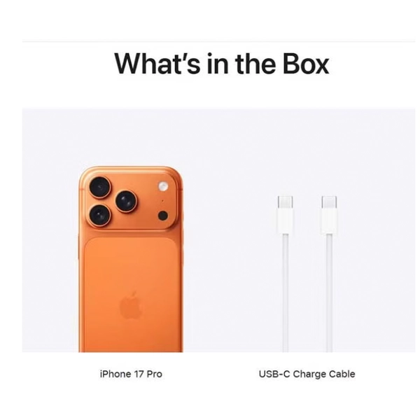 Apple iPhone 17 Pro 256 GB Cosmic Orange 5G (eSim only) With FaceTime - International Version