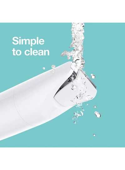 BRAUN Body Mini Trimmer Bs1000, Electric Body Hair Removal For Everybody, For On-The-Go White - BS 1000-3