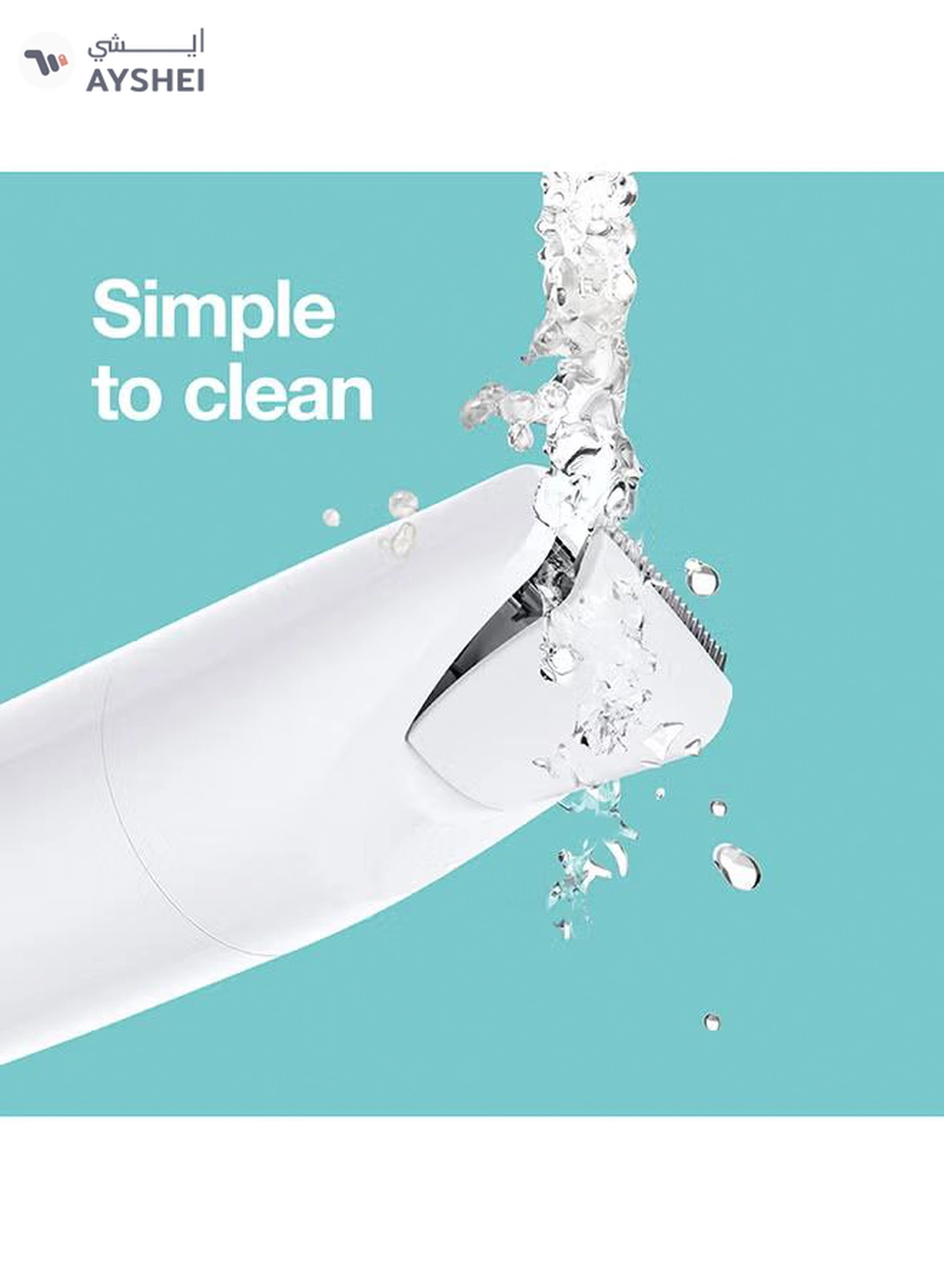 BRAUN Body Mini Trimmer Bs1000, Electric Body Hair Removal For Everybody, For On-The-Go White - BS 1000-3-3