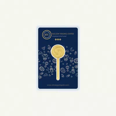 BTC 5 Gram Pure Gold Kids Lollipop- Exclusive Gifting and Collectable 24 carat-0