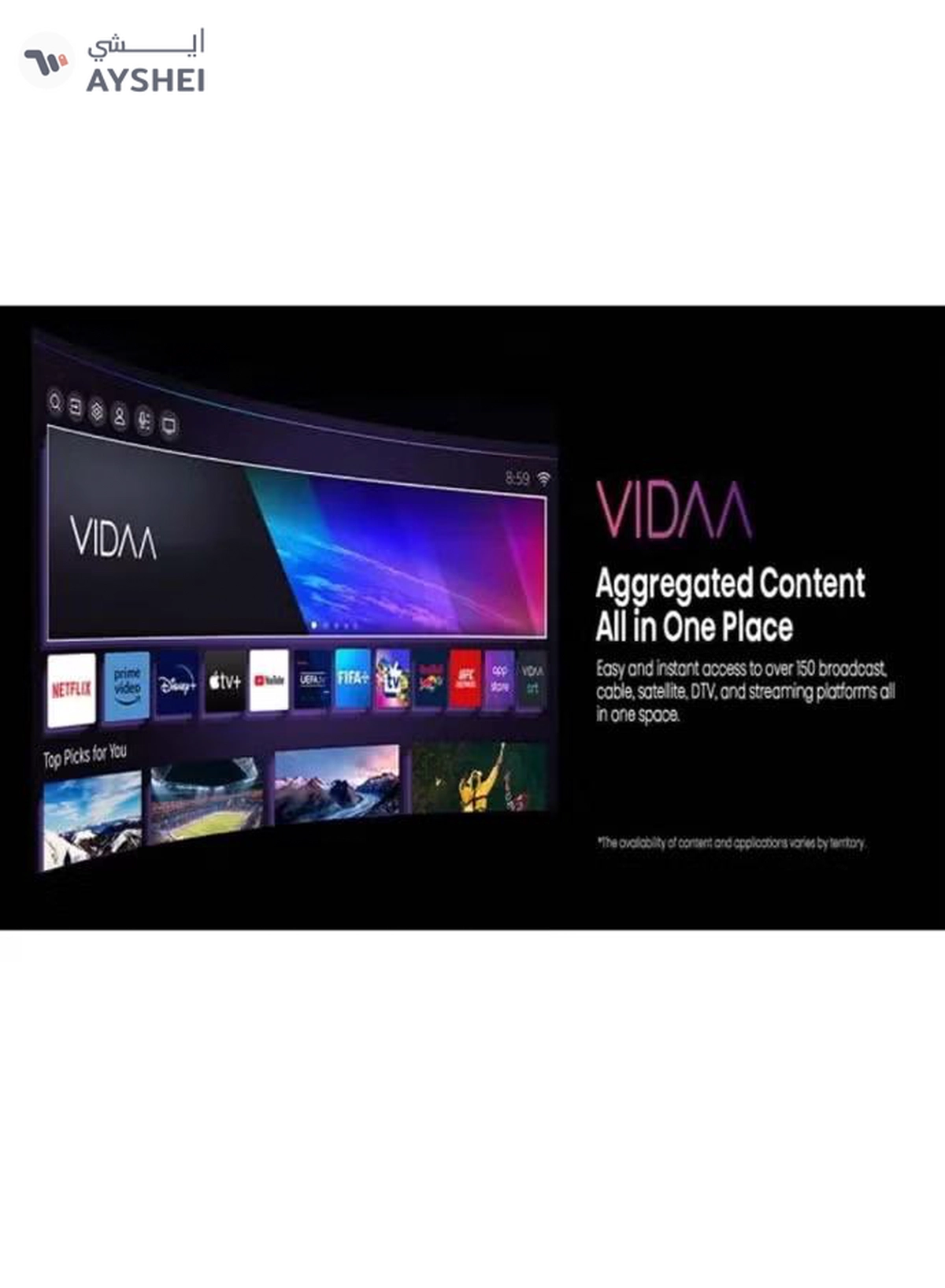 Hisense 4K Smart DLED Television 55 Inch (2023 Model) 55A61K/55A62KS Black-1-1