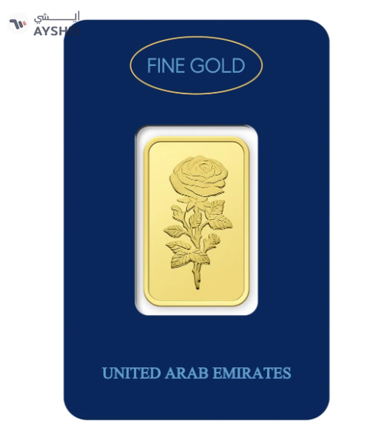 Dubai 1g Pure 999.9 Fine Gold Bar 24KT-3-3