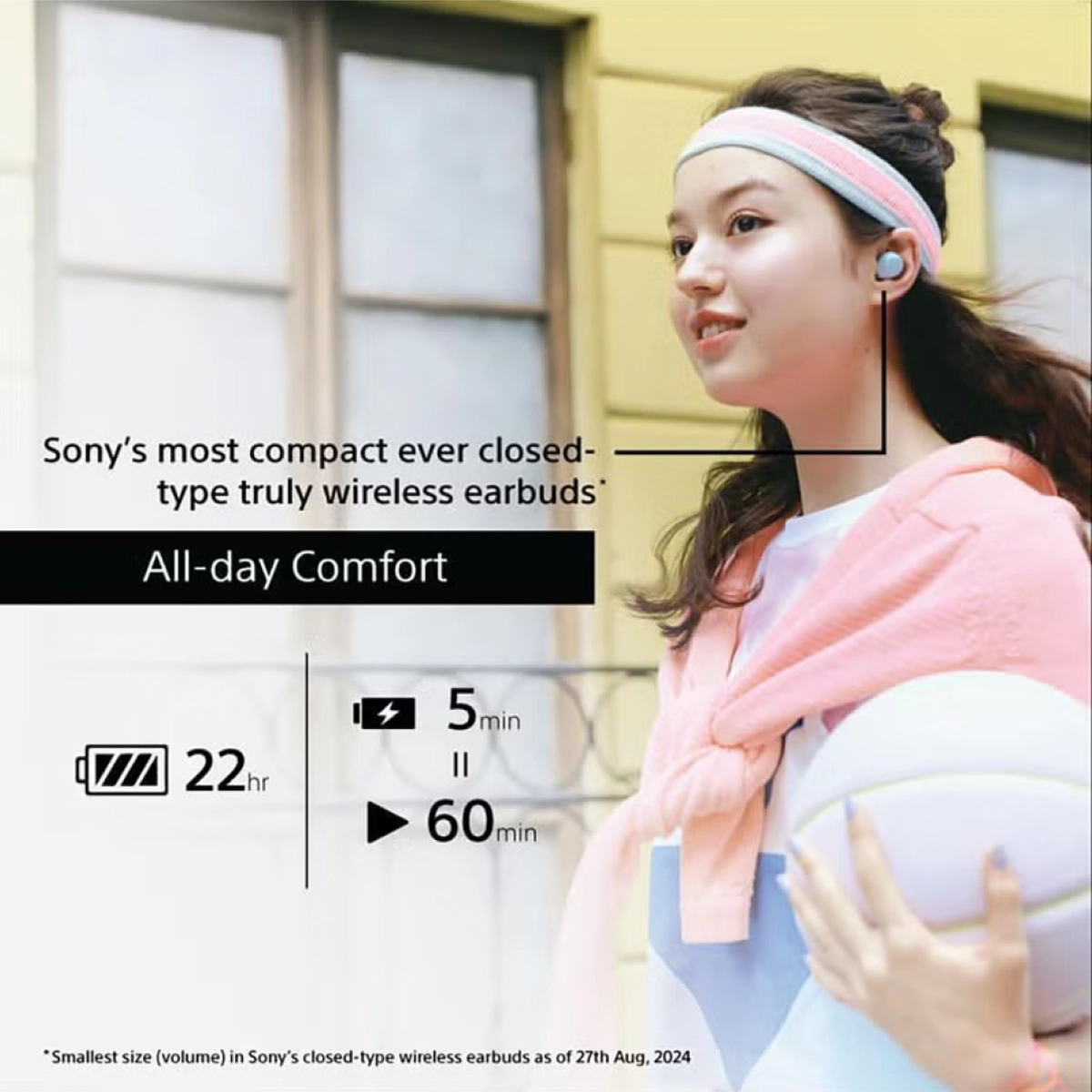 Sony WF-C510 Truly Wireless Earbuds, 22 hours battery life, Clearer hands-free calling-5-5
