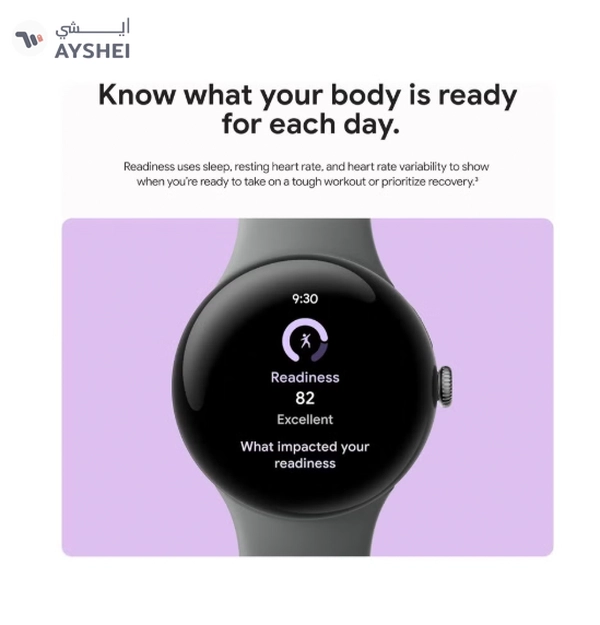 Google Pixel Watch 3 (45mm) - Android Smartwatch with Heart Rate Tracking, Advanced Running 