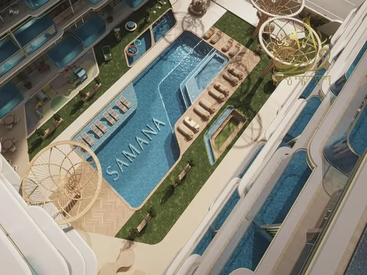 Furnished Studio | Samana Imperial Gardens | Balcony & Pool Access-4-4