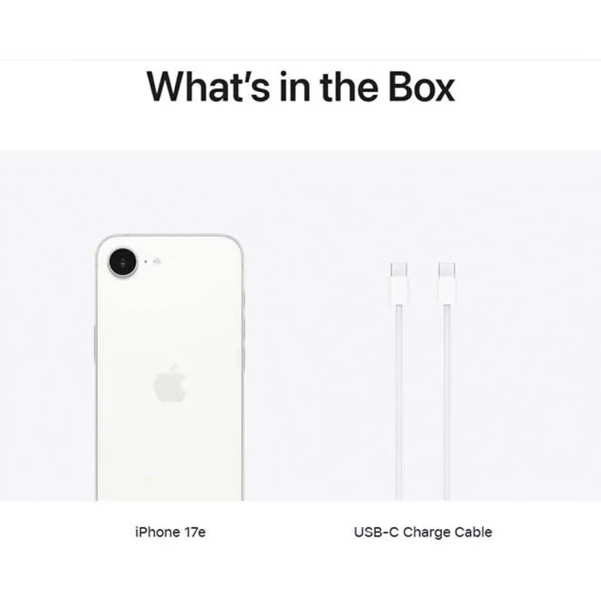Apple iPhone 17e 256GB White 5G (eSIM only) With Facetime - Middle East Version-2-2