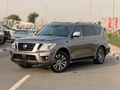 Nissan Armada SL (NON GCC) SL Full option sunroof 360 cameras 2020 original paint-0