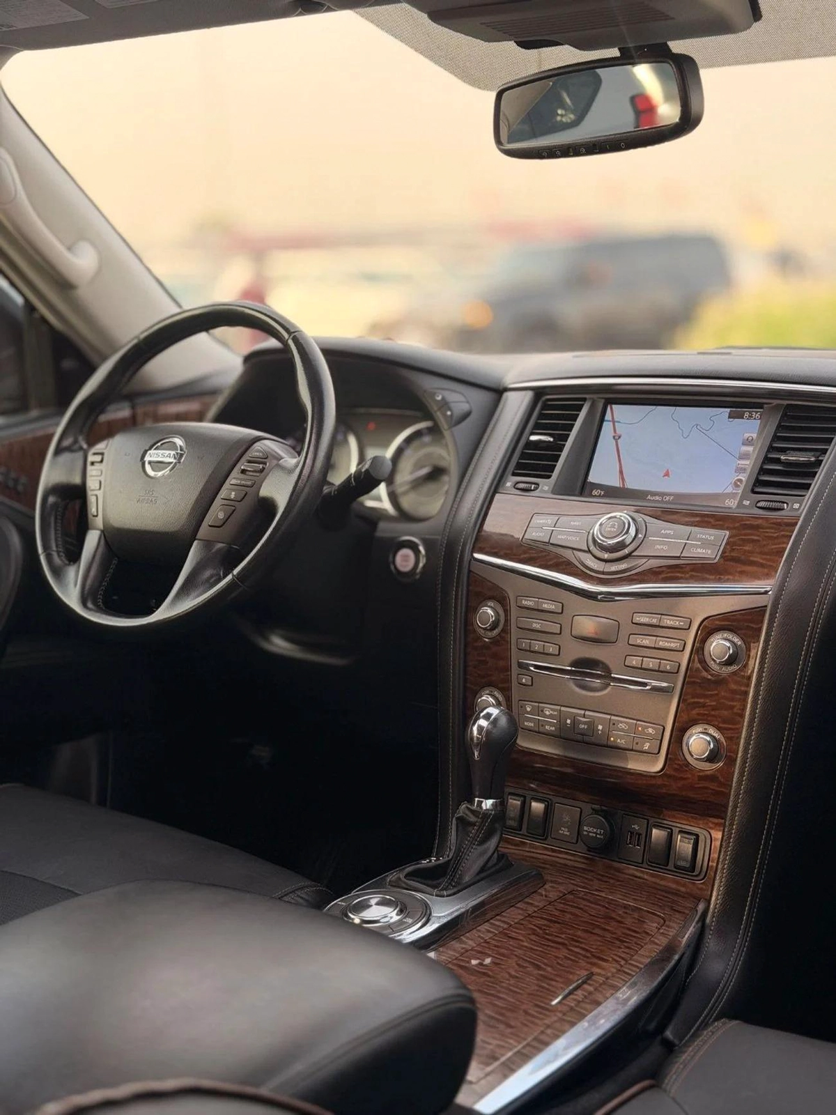 Nissan Armada SL (NON GCC) SL Full option sunroof 360 cameras 2020 original paint-17-17