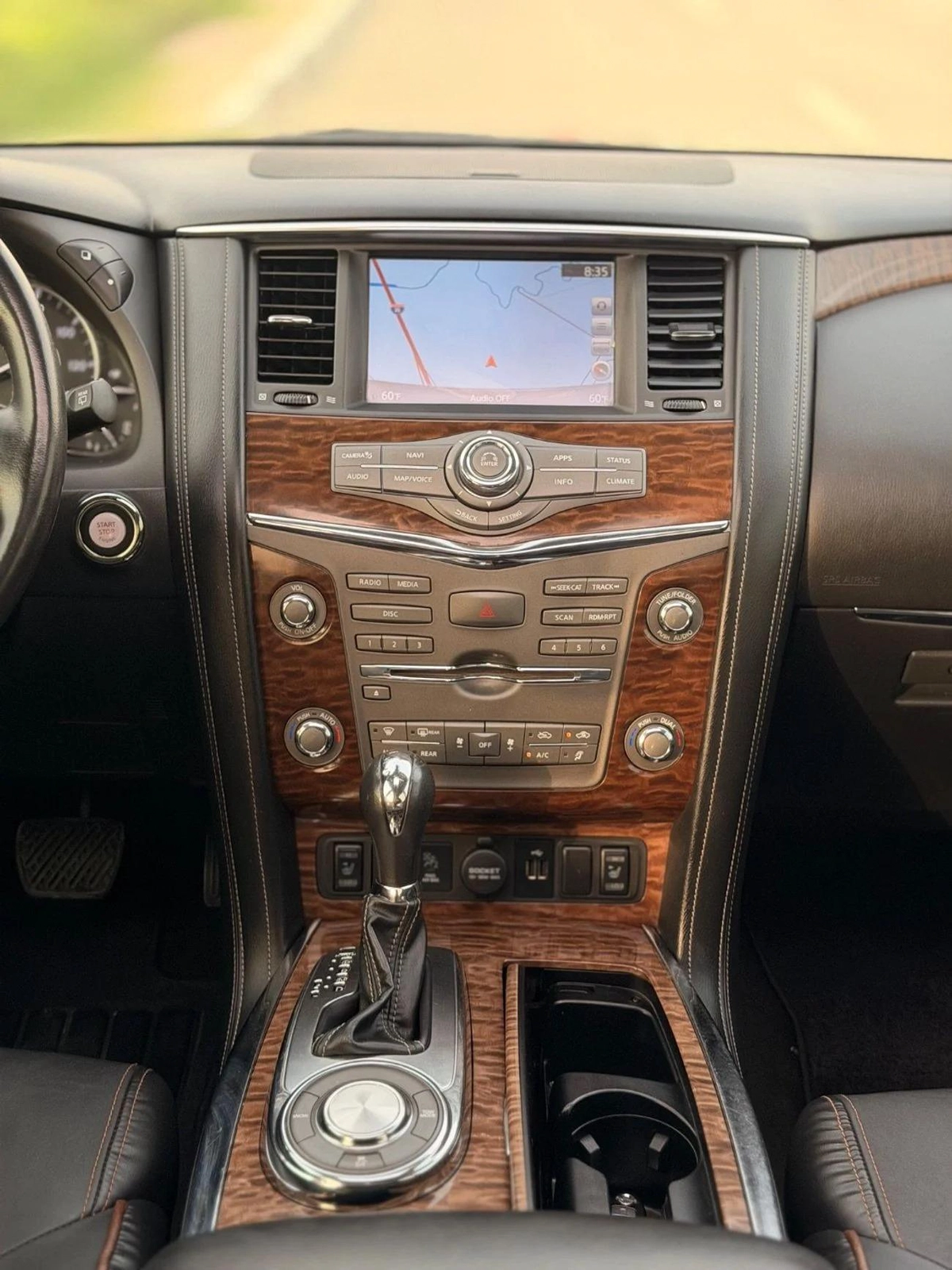 Nissan Armada SL (NON GCC) SL Full option sunroof 360 cameras 2020 original paint-8-8