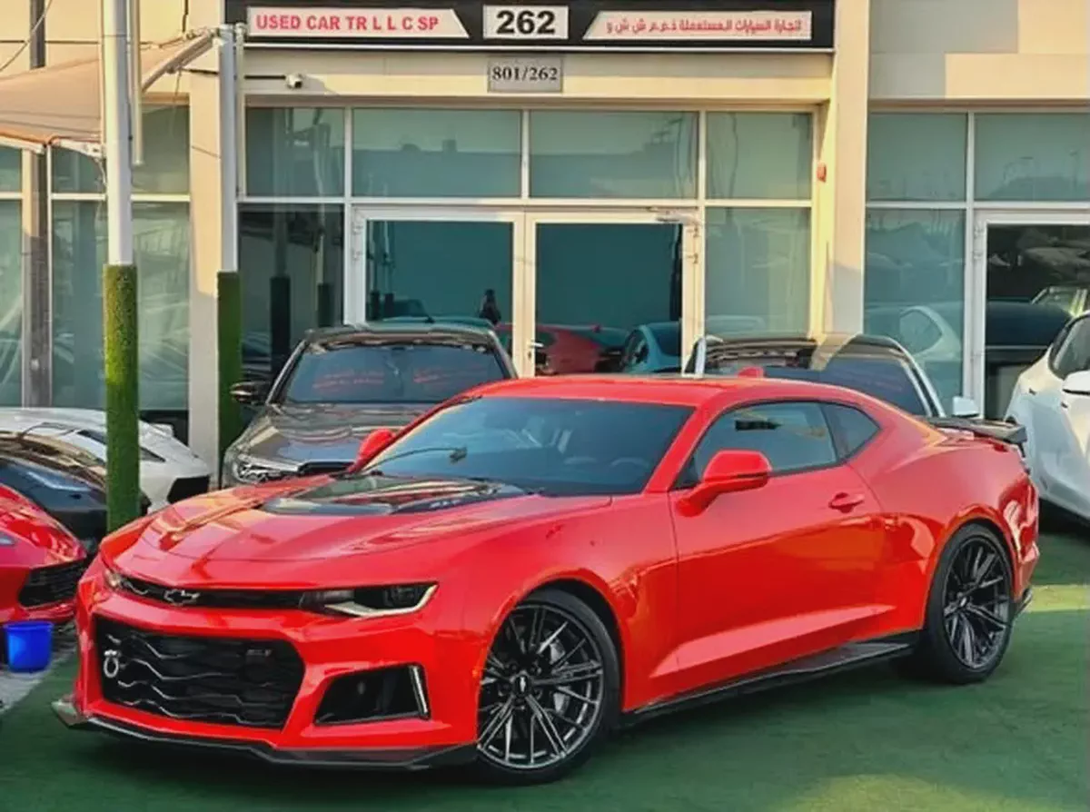 CHEVROLET CAMARO ZL1 GCC 2019 FULL OPTION ORIGINAL PAINT PERFECT CONDITION FULL SERVICE HISTORY-1-1