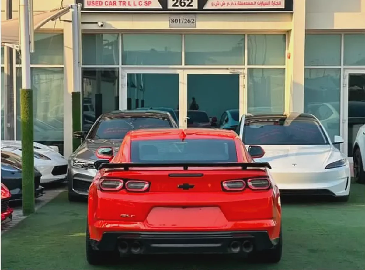 CHEVROLET CAMARO ZL1 GCC 2019 FULL OPTION ORIGINAL PAINT PERFECT CONDITION FULL SERVICE HISTORY-4-4