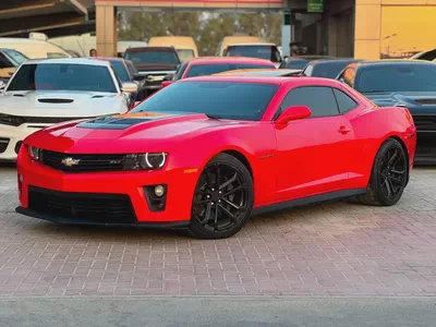 شفروليه كمارو ZL1 V8 6.2 سوبر تشارج مواصفات خليجة بحالة جيدة-0