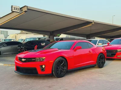 شفروليه كمارو ZL1 V8 6.2 سوبر تشارج مواصفات خليجة بحالة جيدة-2